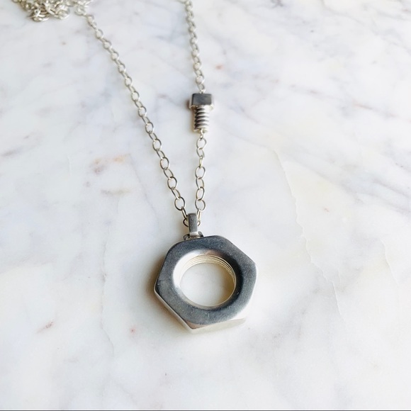Liza Schwartz Nut and Bolt Necklace - Picture 2 of 10